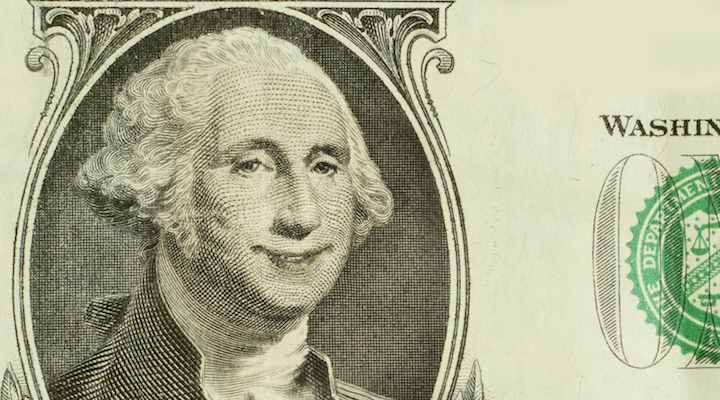 Smiling George Washington